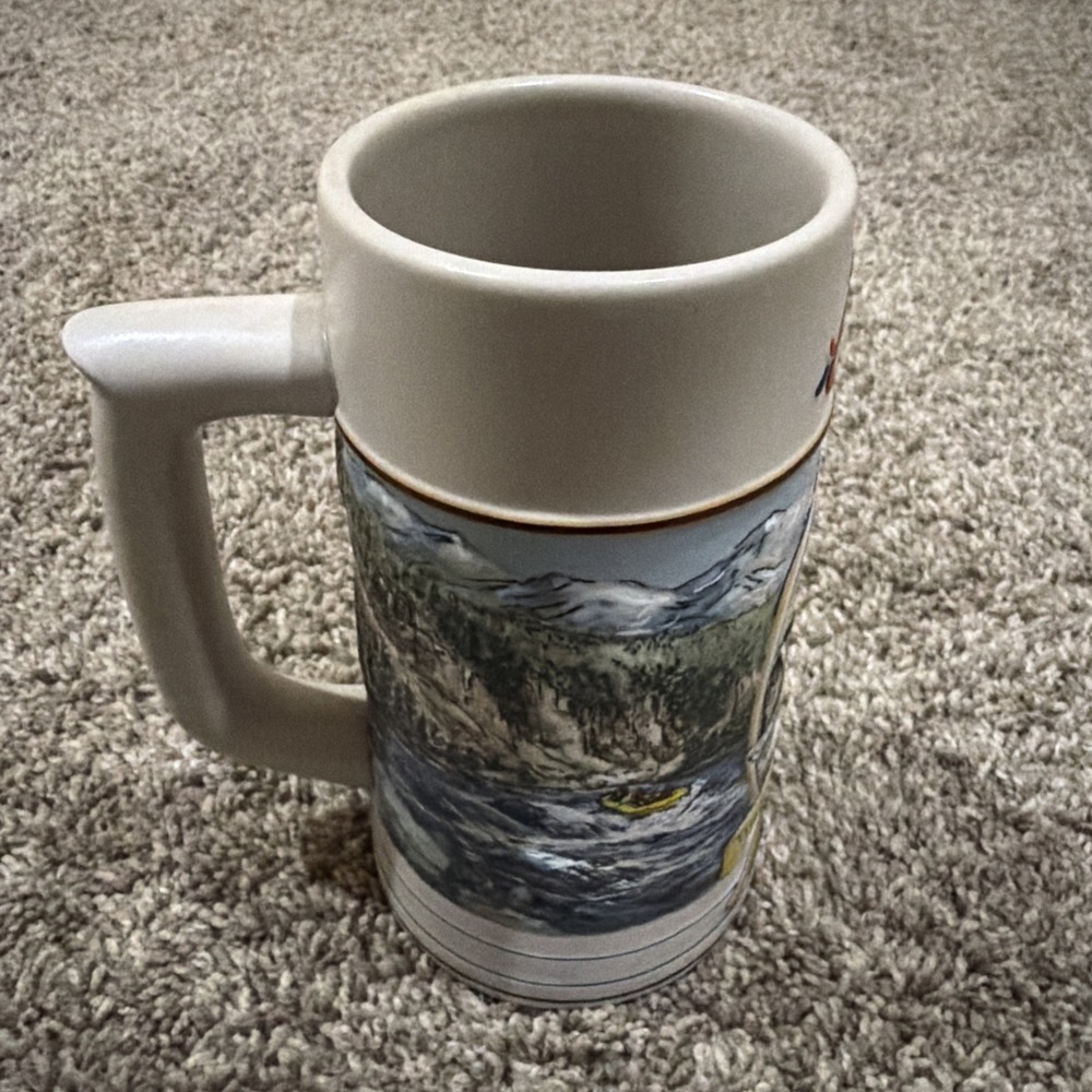 Coors Beer Stein Rocky Mountain Legend Limited Edition Brewery VINTAGE‎ 1994 FS